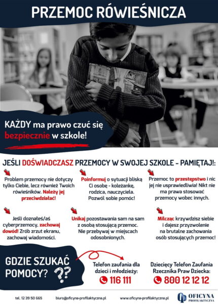 Plakat Przemoc R wie nicza Dzieci I M odzie Profilaktyka Spo eczna 