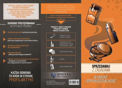 Broszura: E-papierosy i woreczki nikotynowe (Sprzedawcy)