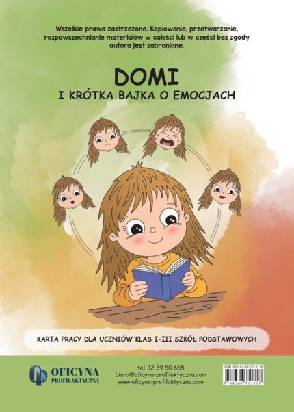 Karta pracy „Domi i krótka bajka o emocjach” (zestaw 30 szt.)