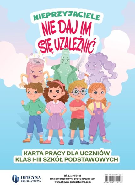 Karta pracy Profilaktyka sięgania po substancje psychoaktywne dla klas I-III Szkół Podstawowych (zestaw 30 szt.)