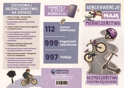 Broszura: Konsekwencje mają pierwszeństwo - bezpieczeństwo zaczyna się od Ciebie (młodzież)